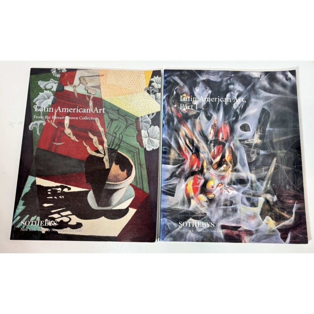 Sotheby's - Latin American Art - Lot of 2 Catalogs Barratt-Brown and Part I